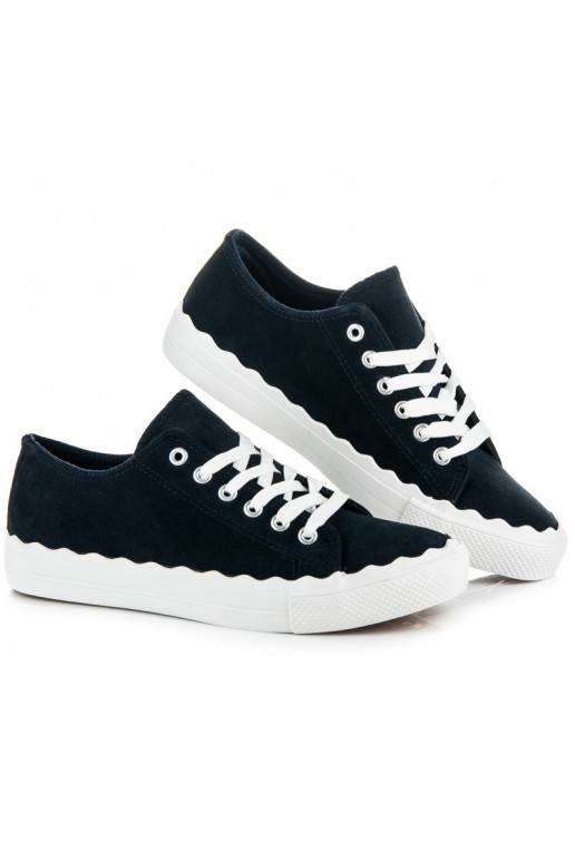 Tennis à lacets bleu foncé AB-174DK.BL