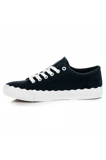 Tennis à lacets bleu foncé AB-174DK.BL 2