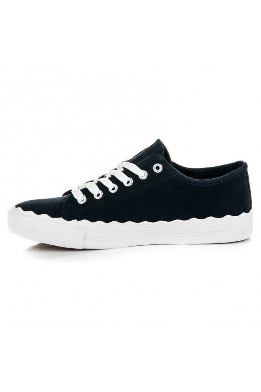 Tennis à lacets bleu foncé AB-174DK.BL