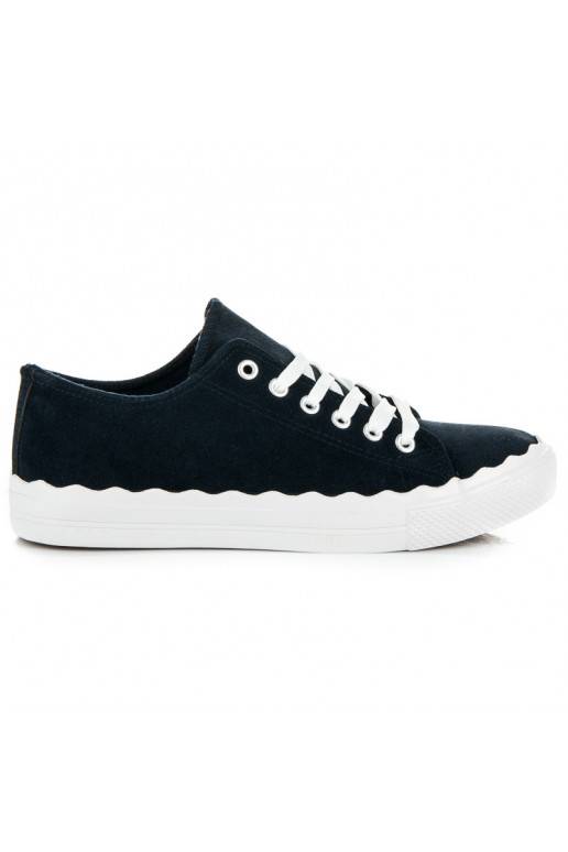 Tennis à lacets bleu foncé AB-174DK.BL