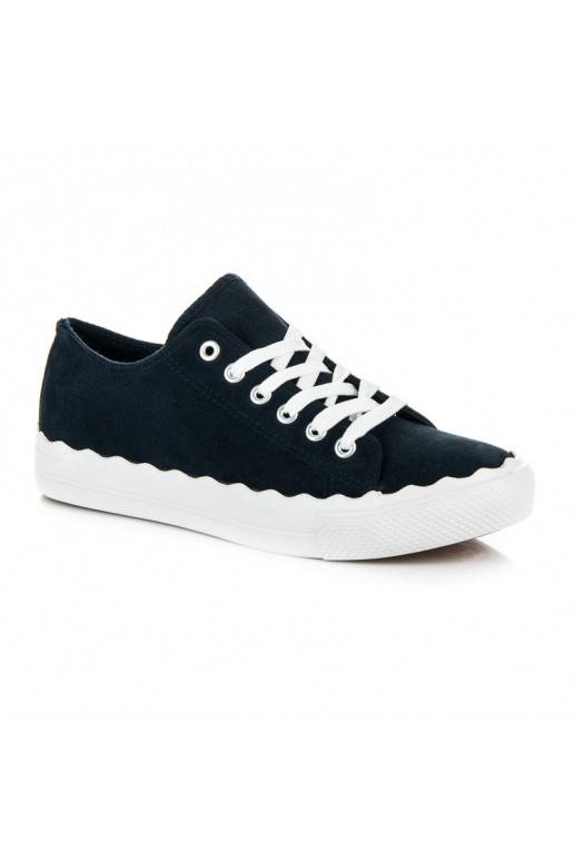 Tennis à lacets bleu foncé AB-174DK.BL