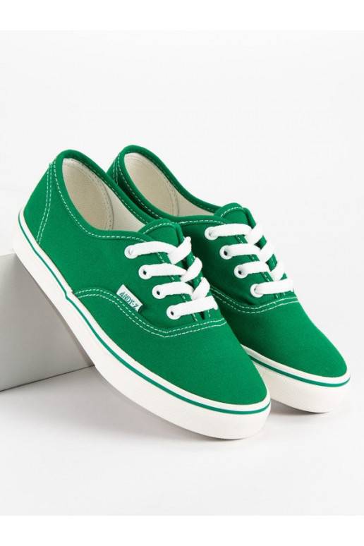 Chaussures de loisirs femme vertes Andy Z A8865GR