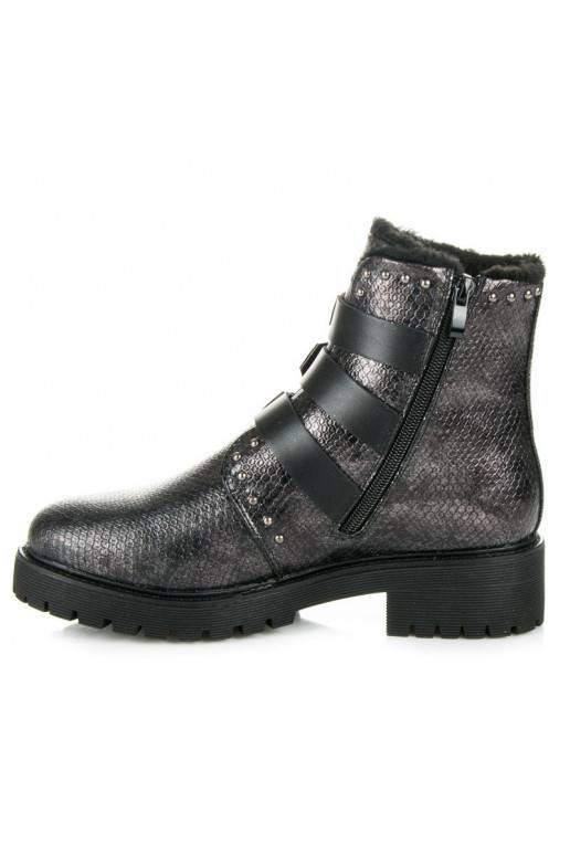 Bottes chauffantes élégantes de Betler avec boucles JT39-2BR