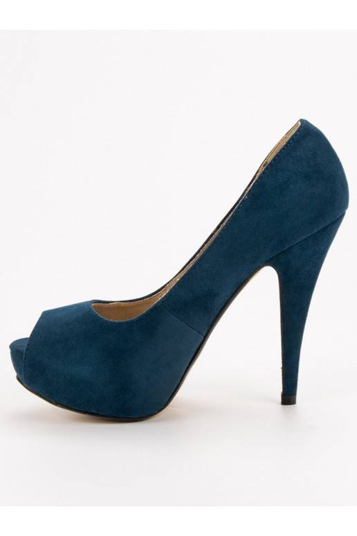 chaussures en daim à bout ouvert C6143MA