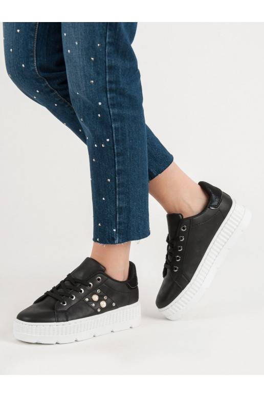Chaussures à plateforme noires