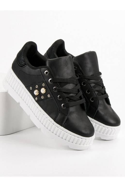 Chaussures à plateforme noires