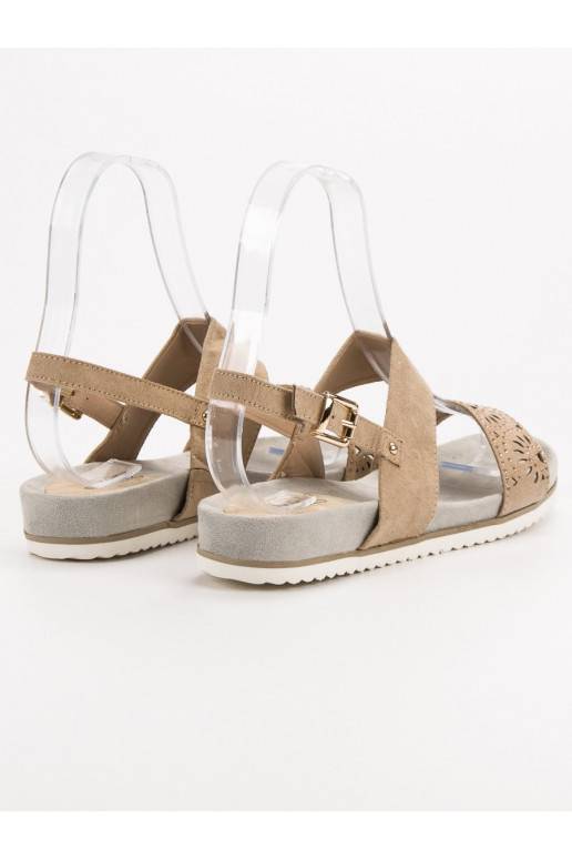 Sandales ajourées Beige 9SD35-0991BE