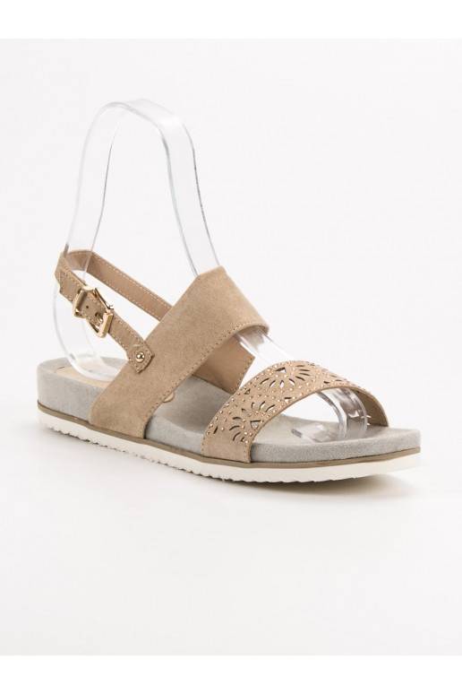 Sandales ajourées Beige 9SD35-0991BE