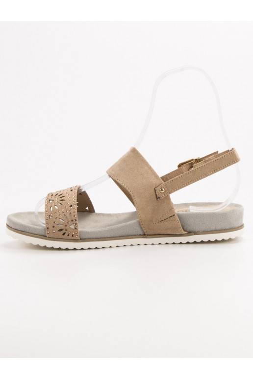 Sandales ajourées Beige 9SD35-0991BE