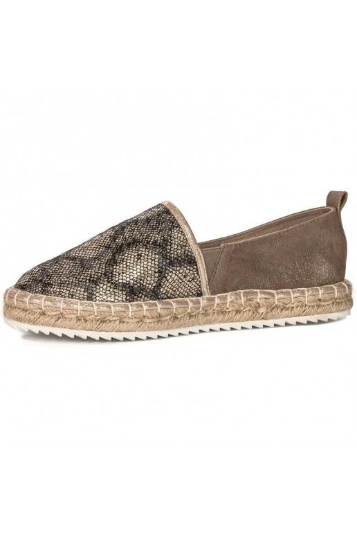 Espadrilles de couleur or Big Star BAT_FF274A515 GOLD
