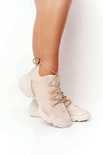 Chaussures de loisirs élégantes beige Born This Way 2