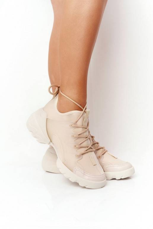 Chaussures de loisirs élégantes beige Born This Way