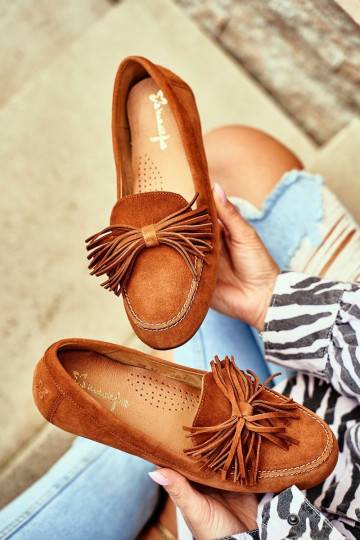 Mocassins Cuir naturel couleur marron 04830 2