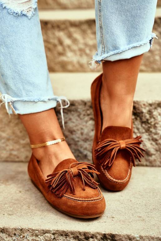 Mocassins Cuir naturel couleur marron 04830