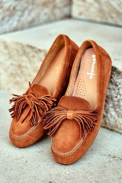 Mocassins Cuir naturel couleur marron 04830