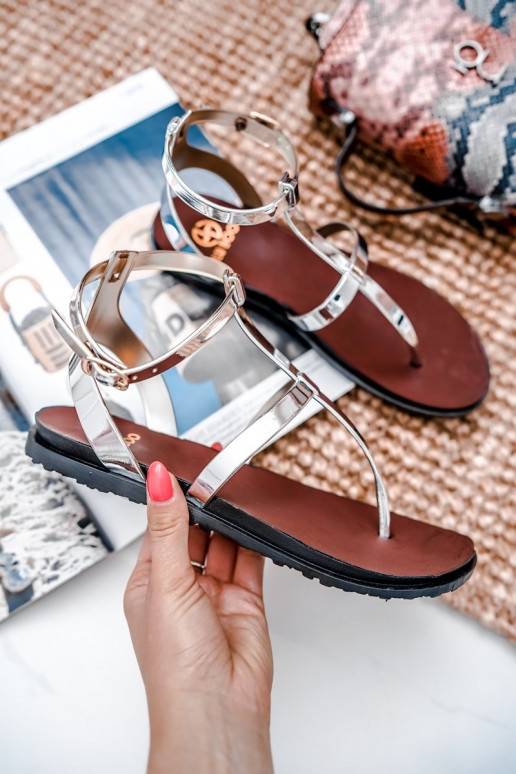 Tongs style romain effet miroir... Tongs style romain effet miroir...