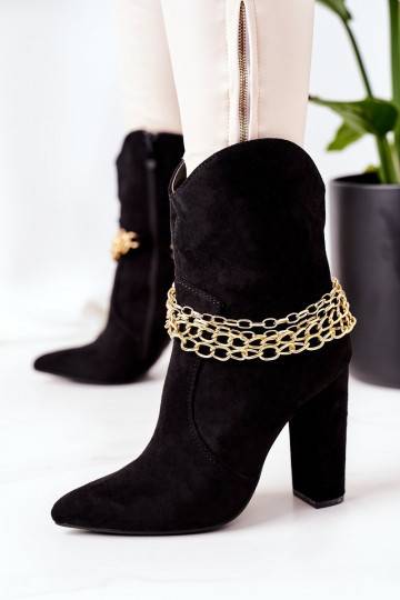 Bottes chauffantes à talons...
