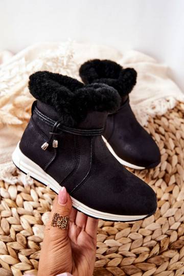 Bottes de neige enfant Big Star BB374056BS noir