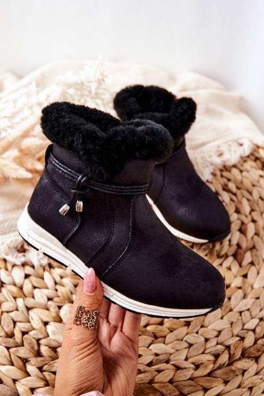 Bottes de neige enfant Big Star BB374056BS noir