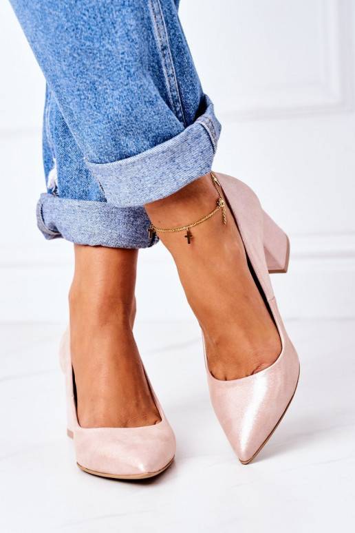 Chaussures en satin rose Chaussures en satin rose
