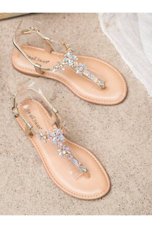 Sandales au style élégant avec œillets scintillants