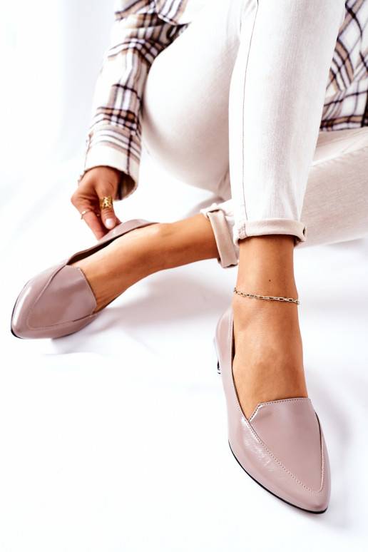 Mocassins à talons argentés Laura... Mocassins à talons argentés Laura...