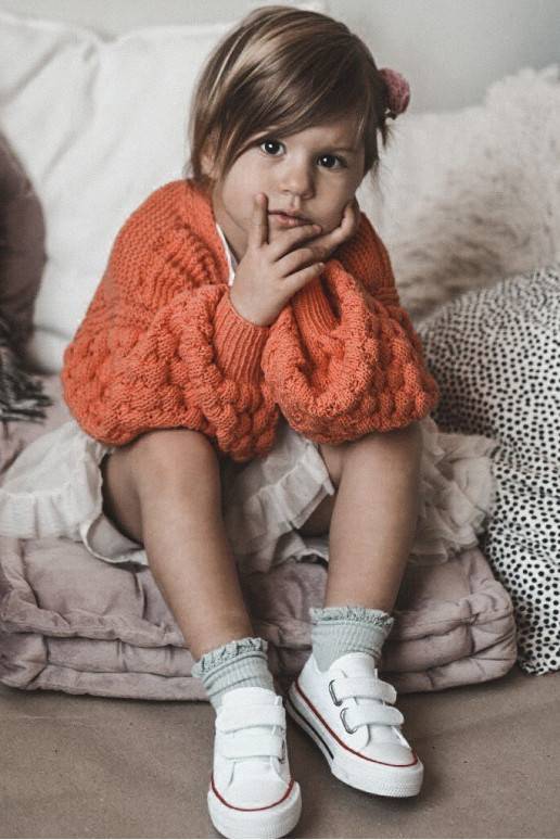 Chaussures de loisirs enfant à fermetures adhésives, coloris blanc