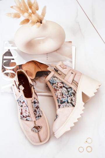 Bottes beiges 2