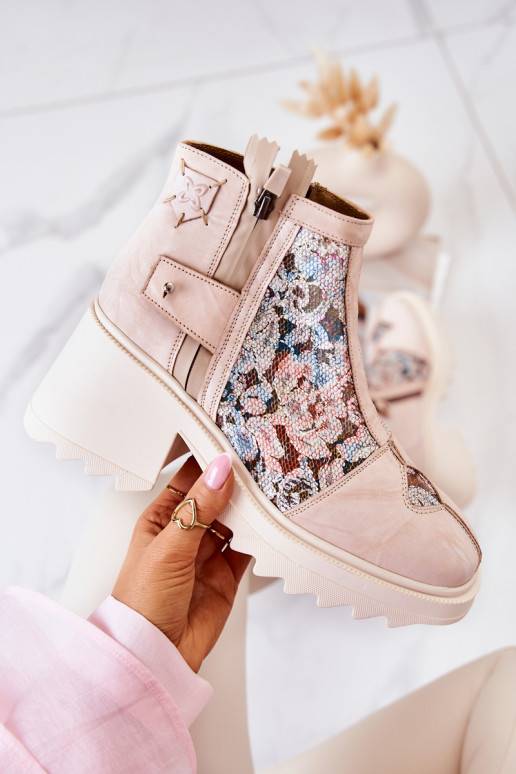 Bottes beiges Bottes beiges