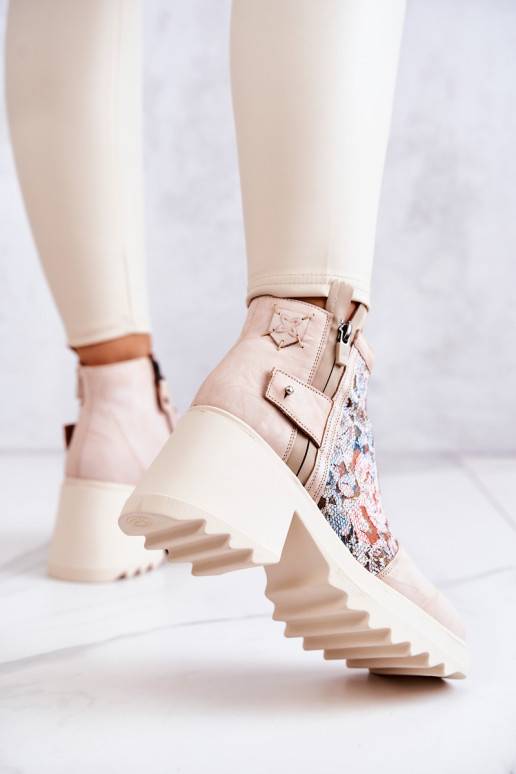 Bottes beiges Bottes beiges