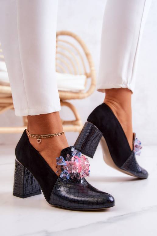 Chaussures à talons couleur noire Sofie Chaussures à talons couleur noire Sofie