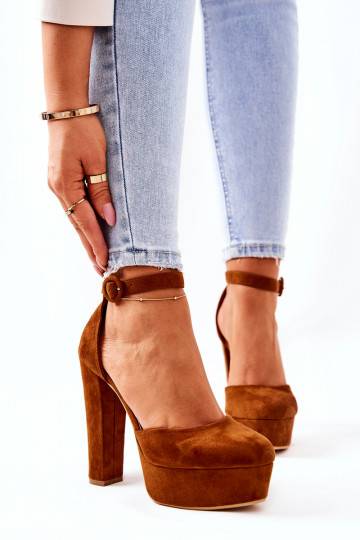 Bottines à talon et...