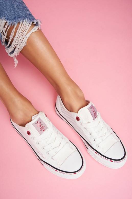 Chaussures de loisirs Cross Jeans couleur blanc