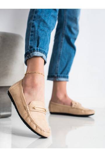 Mocassins beiges confortables