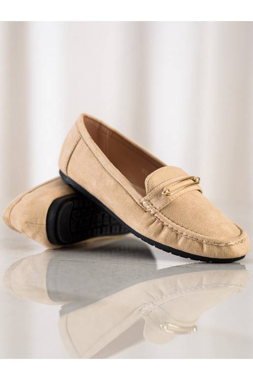 Mocassins beiges confortables