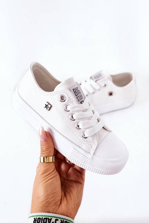 Chaussures de loisirs pour enfants en blanc de BIG STAR