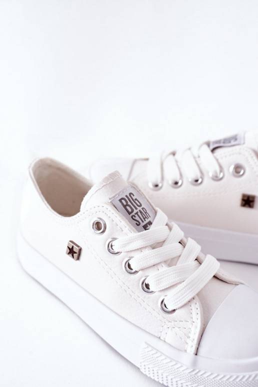 Chaussures de loisirs pour enfants en blanc de BIG STAR