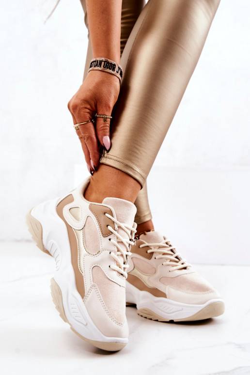 Chaussures style sport beige Retroque Chaussures style sport beige Retroque