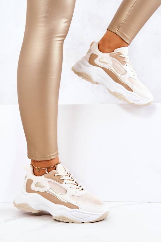 Chaussures style sport beige Retroque Chaussures style sport beige Retroque