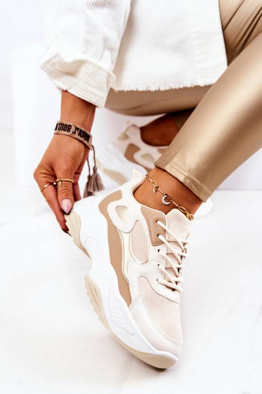 Chaussures style sport beige Retroque Chaussures style sport beige Retroque