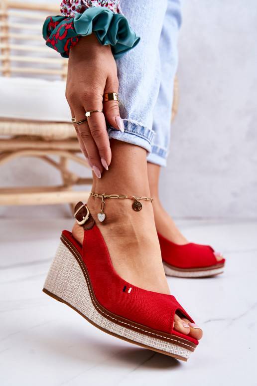 Sandales confortables à boucles de...