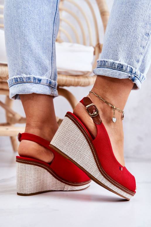 Sandales confortables à boucles de...