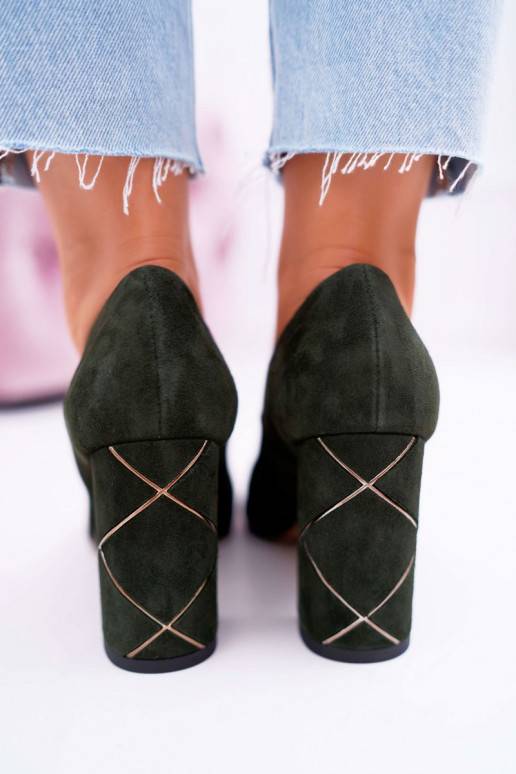 Chaussures Laura Messi daim vert 2050...