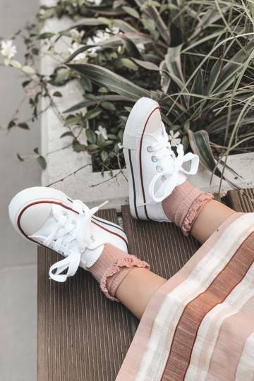 Chaussures de loisirs pour enfants modèle classique couleur blanche de Filemon