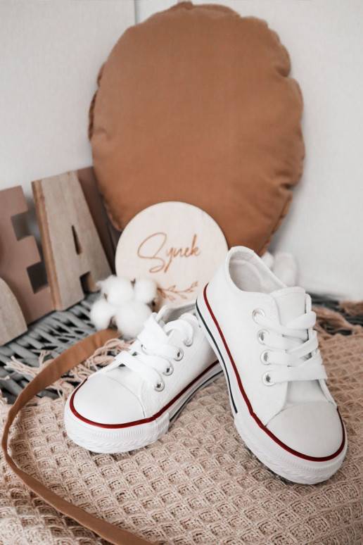 Chaussures de loisirs pour enfants modèle classique couleur blanche de Filemon