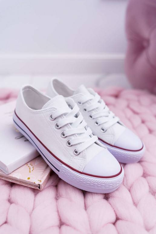 Chaussures de loisirs pour enfants modèle classique couleur blanche de Filemon