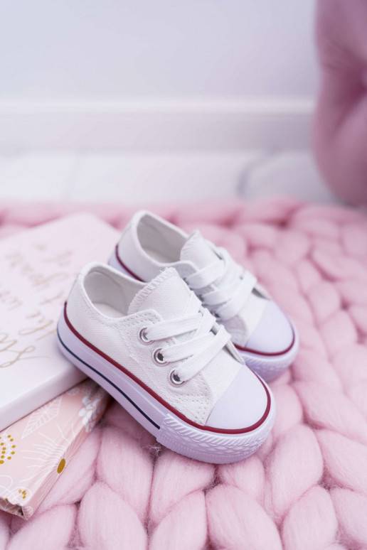 Chaussures de loisirs pour enfants modèle classique couleur blanche de Filemon