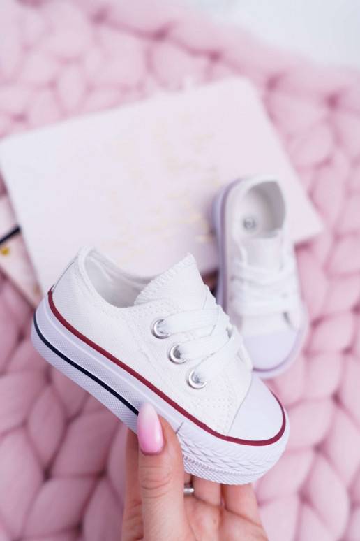 Chaussures de loisirs pour enfants modèle classique couleur blanche de Filemon