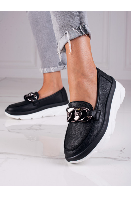 Bottines de couleur noire Vinceza