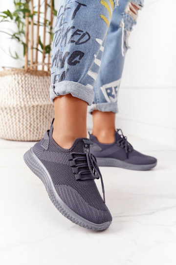 Chaussures de style sport de couleur grise Roxy